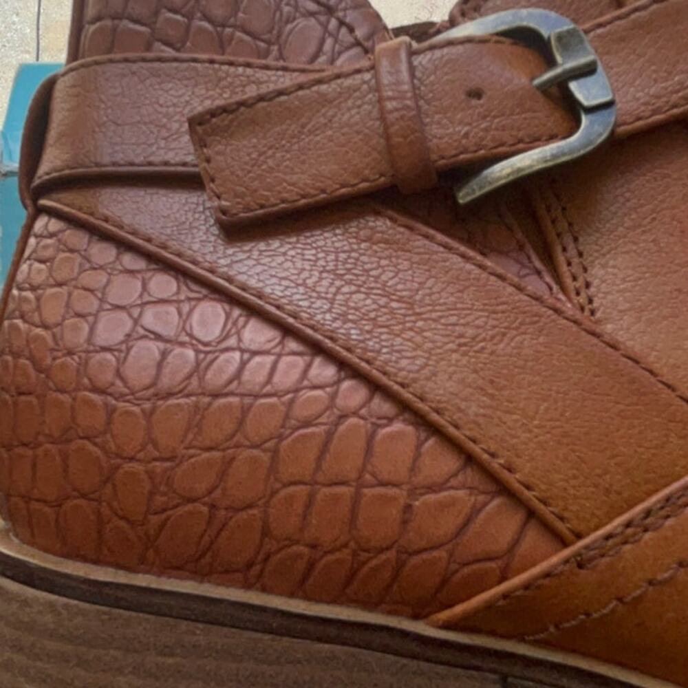 Baretraps MACI Women's Boots Acorn Croco Size 11M - Picture 6 of 8